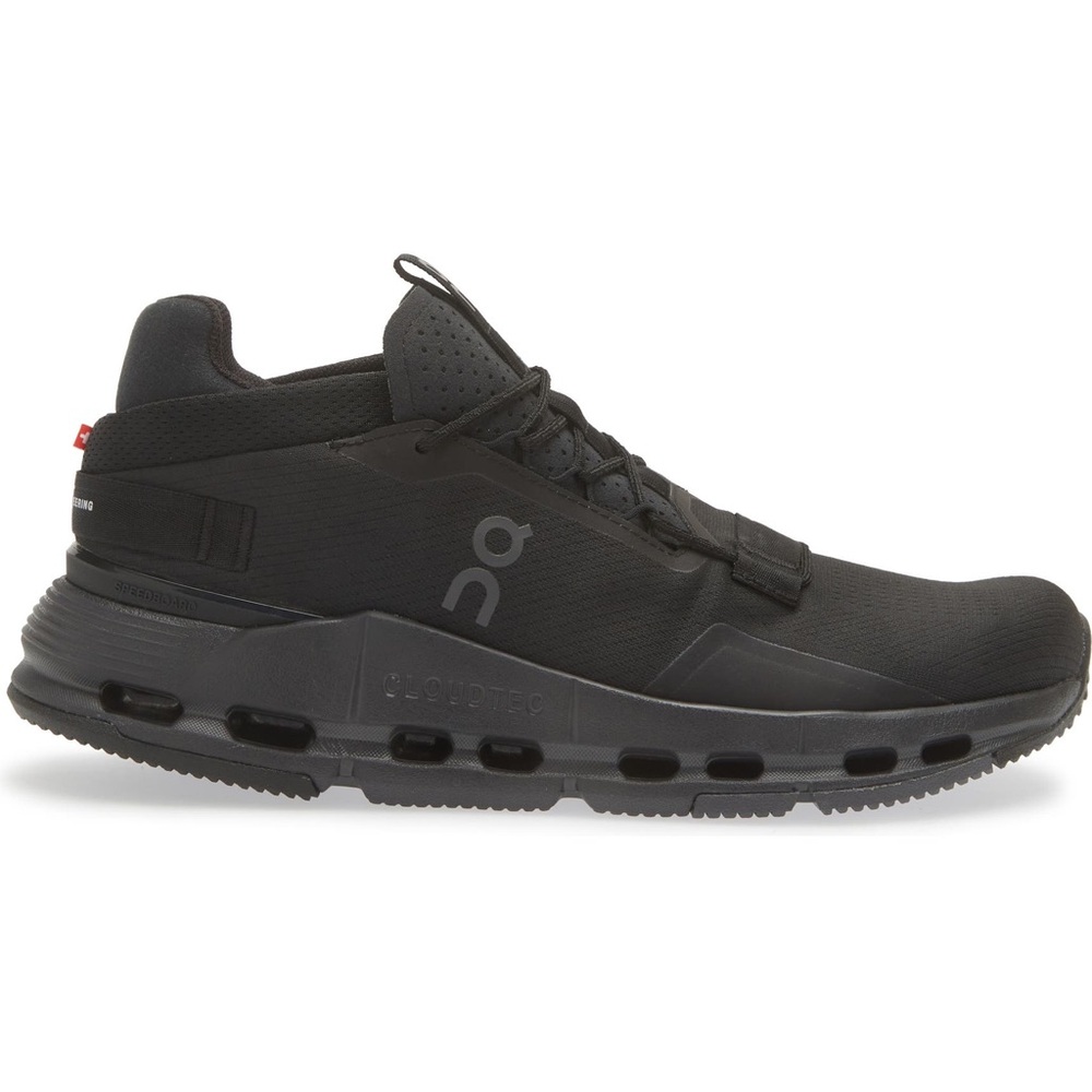 On cloudnova black sneakers
